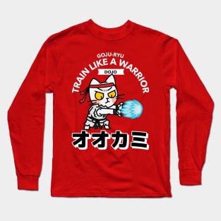 Goju Ryu Karate Cat Long Sleeve T-Shirt